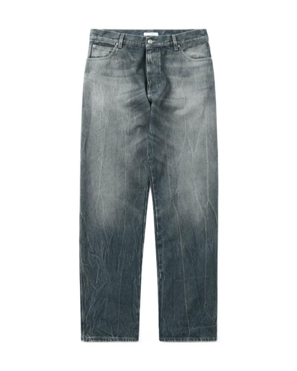 1989 STUDIO Gray Relaxed Fit Jeans for men