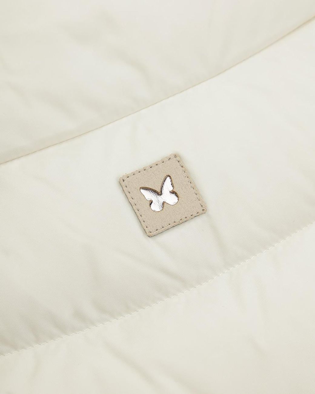 Weekend by Maxmara White Long-Sleeved Down Jacket