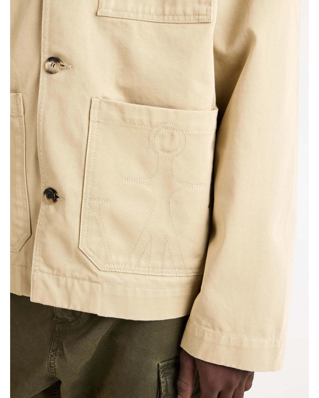 J.W. Anderson Natural Jacket With Patch Pocket for men