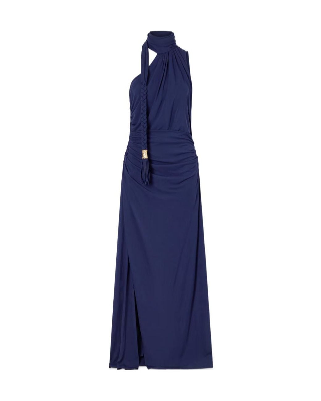 Jonathan Simkhai Blue Tie-Detail Maxi Dress