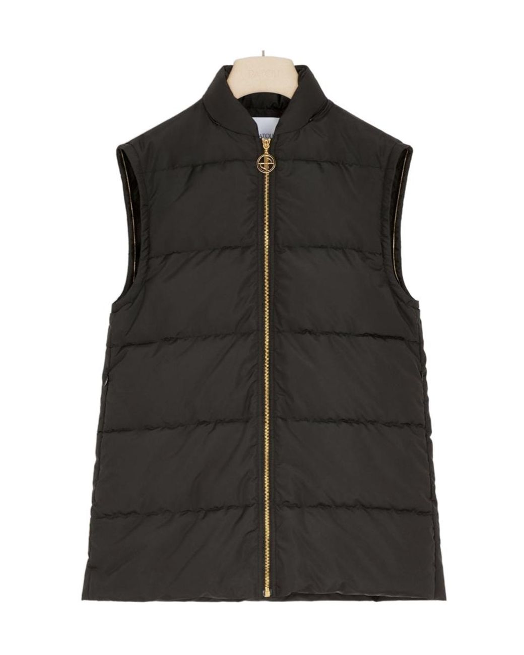 Patou Black Zip-Up Hooded Jacket