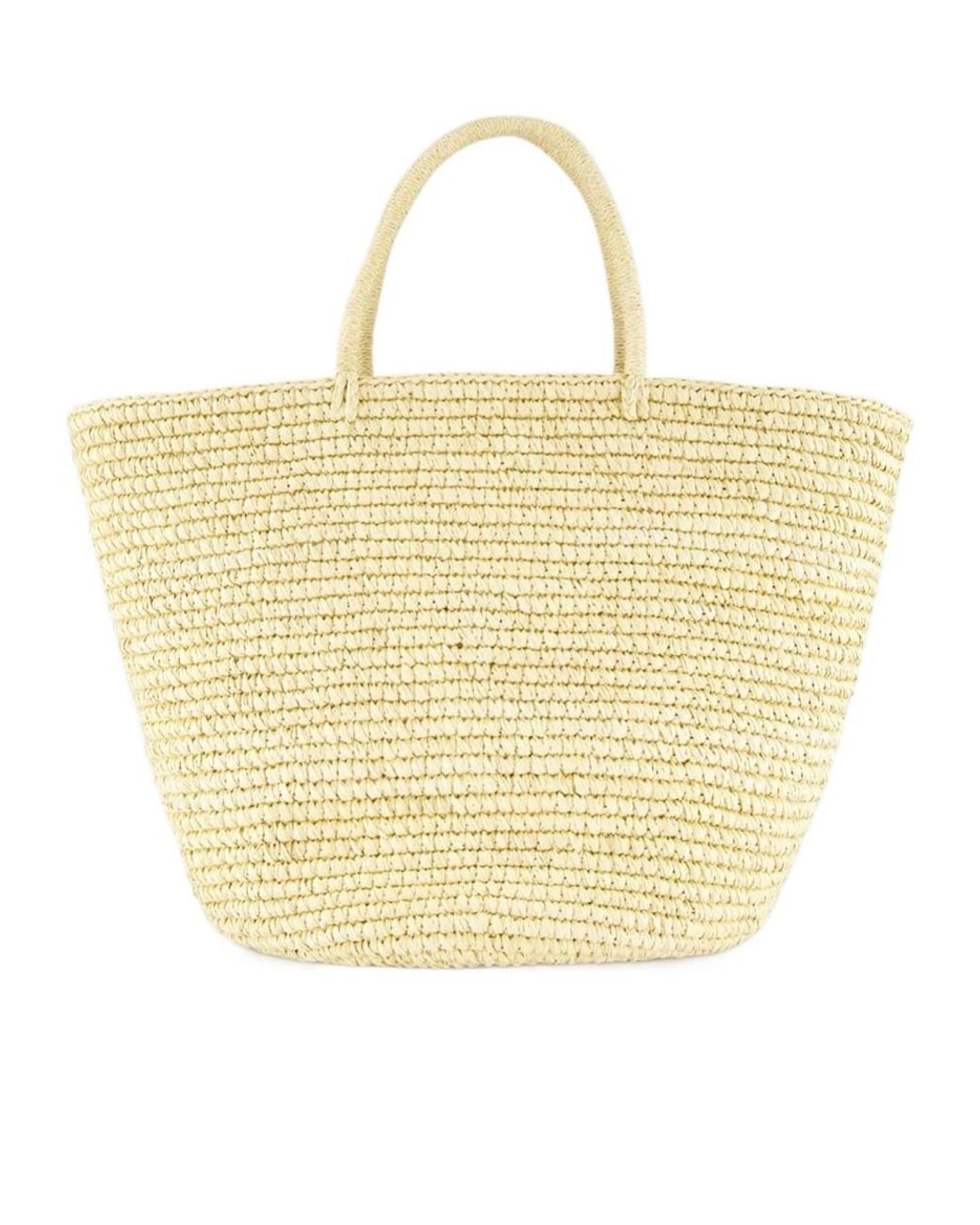 Sensi Studio Metallic Maxi Woven-Straw Tote Bag
