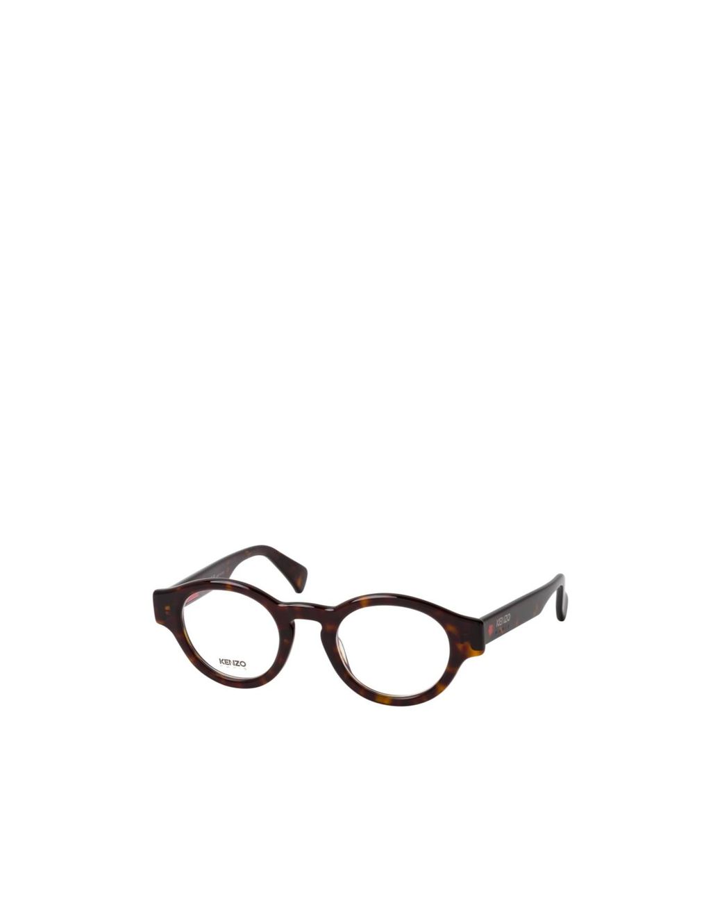 KENZO White Round Frame Glasses for men