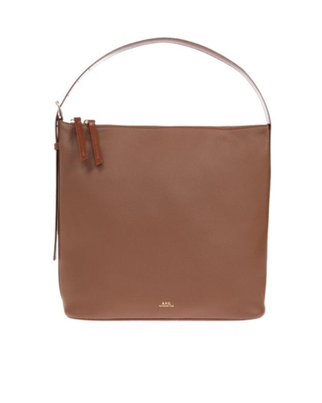 A.P.C. Brown Vera Tote Bag