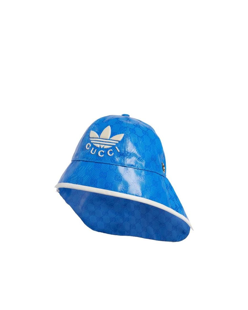 Gucci Blue X Adidas Wide-Brimmed Bell Hat