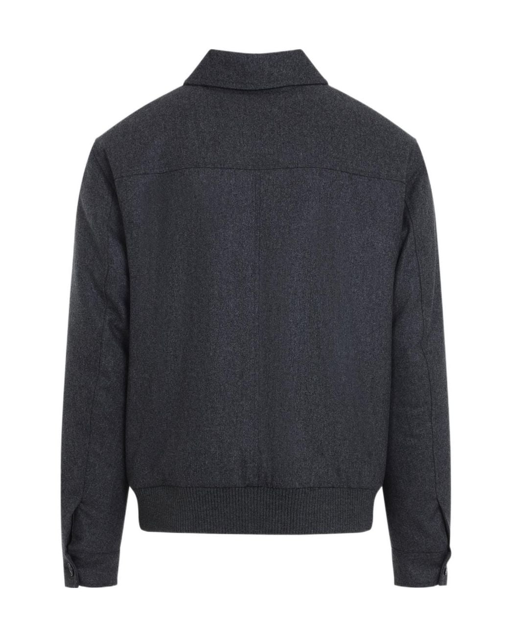 Kiton Blue Bomber Jacket for men