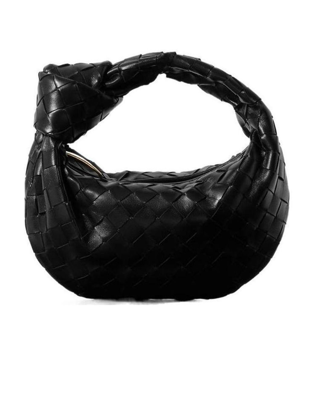 Bottega Veneta Black Jodie Mini Tote Bag