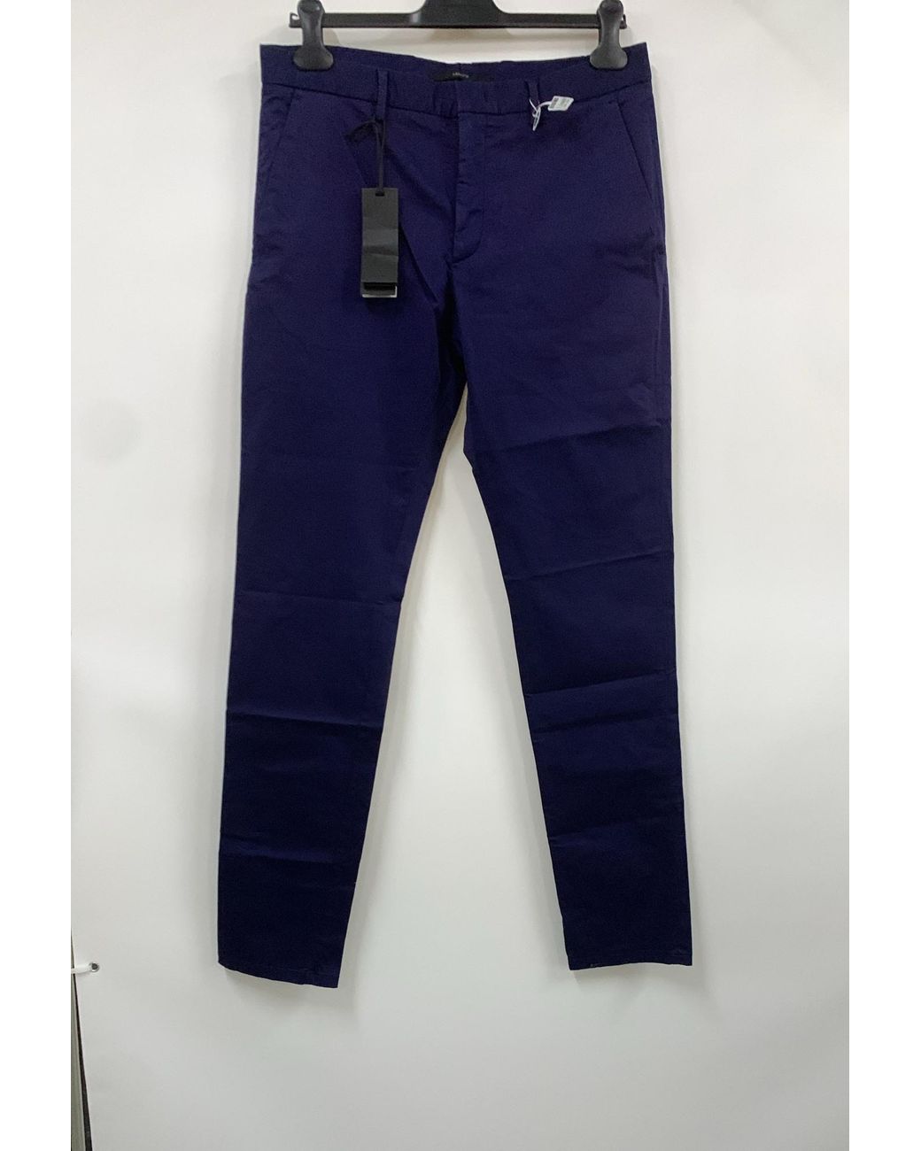 Zegna Blue Logo Details Casual Pants for men