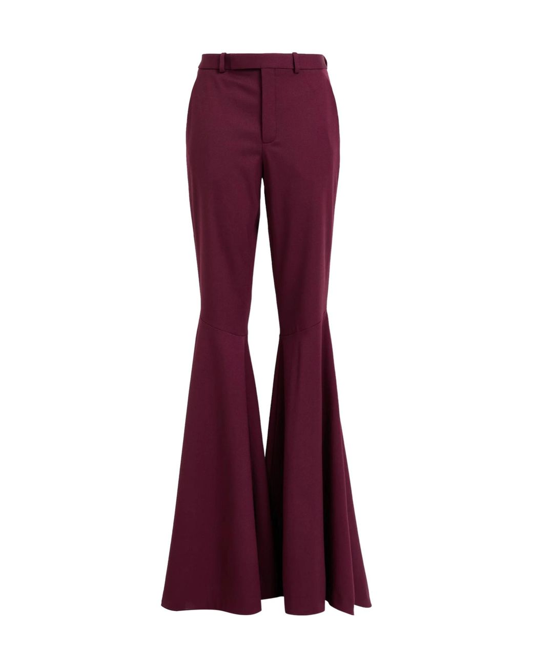 Saint Laurent Purple Wool Suit Pants