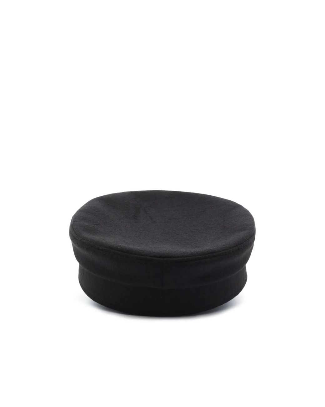 Ruslan Baginskiy Black Embroidered Monogram Baker Boy Hat