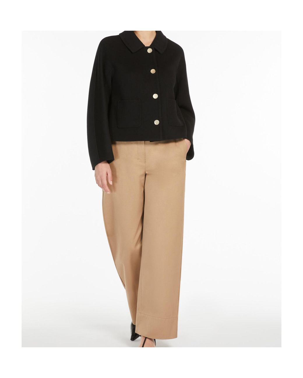 Max Mara Natural 'S Unico Straight Leg Pants