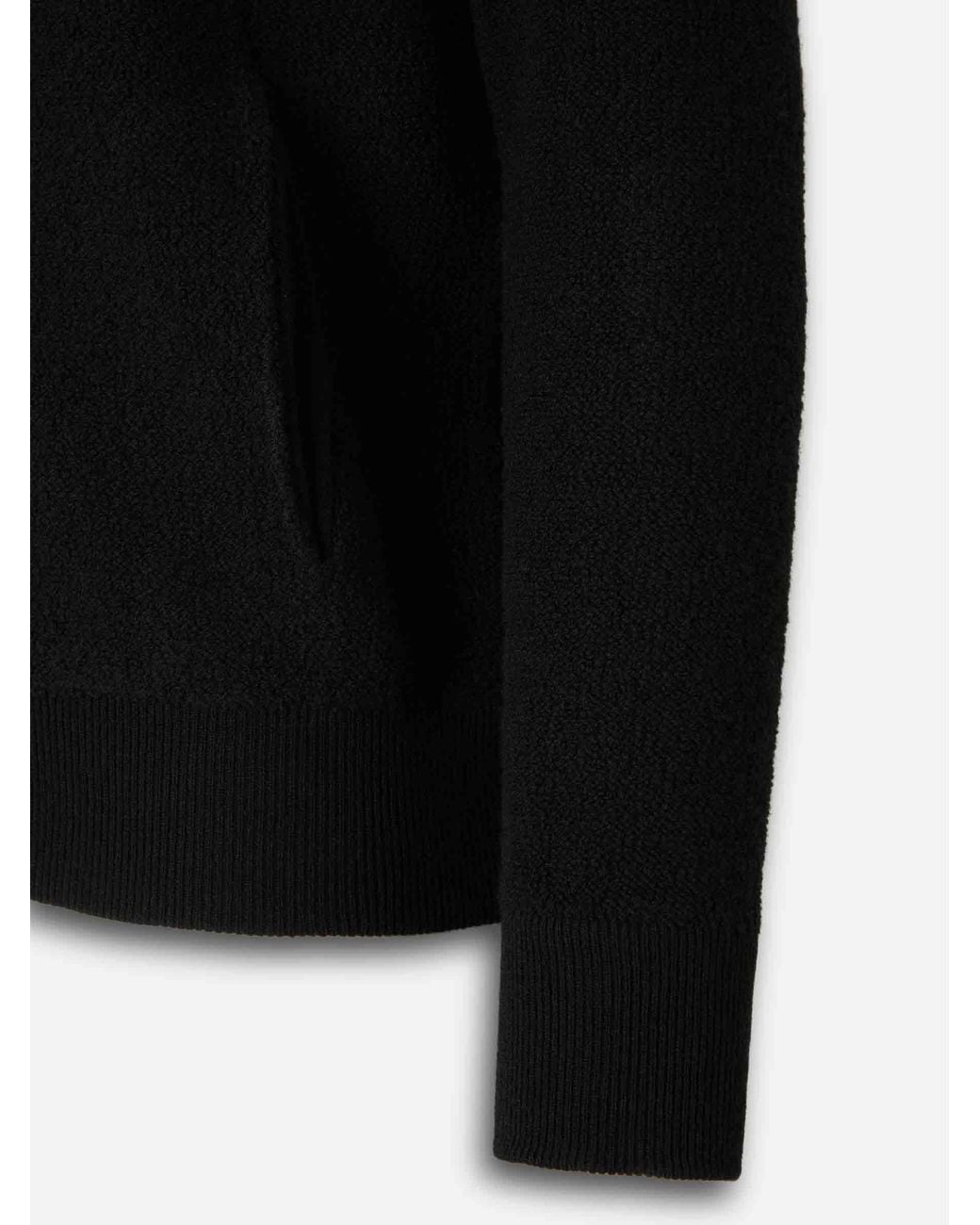 Gran Sasso Black Zipped Cardigan for men