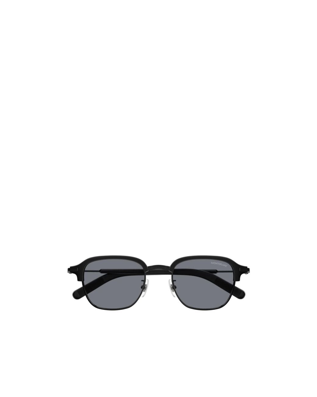 Montblanc White Eyewear Square Frame Sunglasses for men