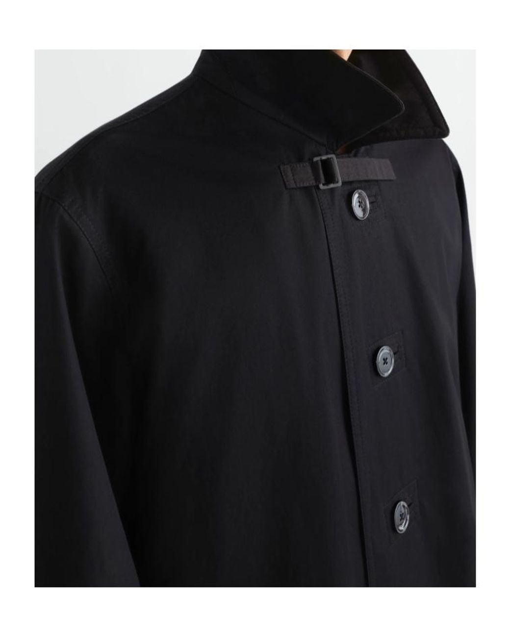 Lemaire Blue Raincoat for men
