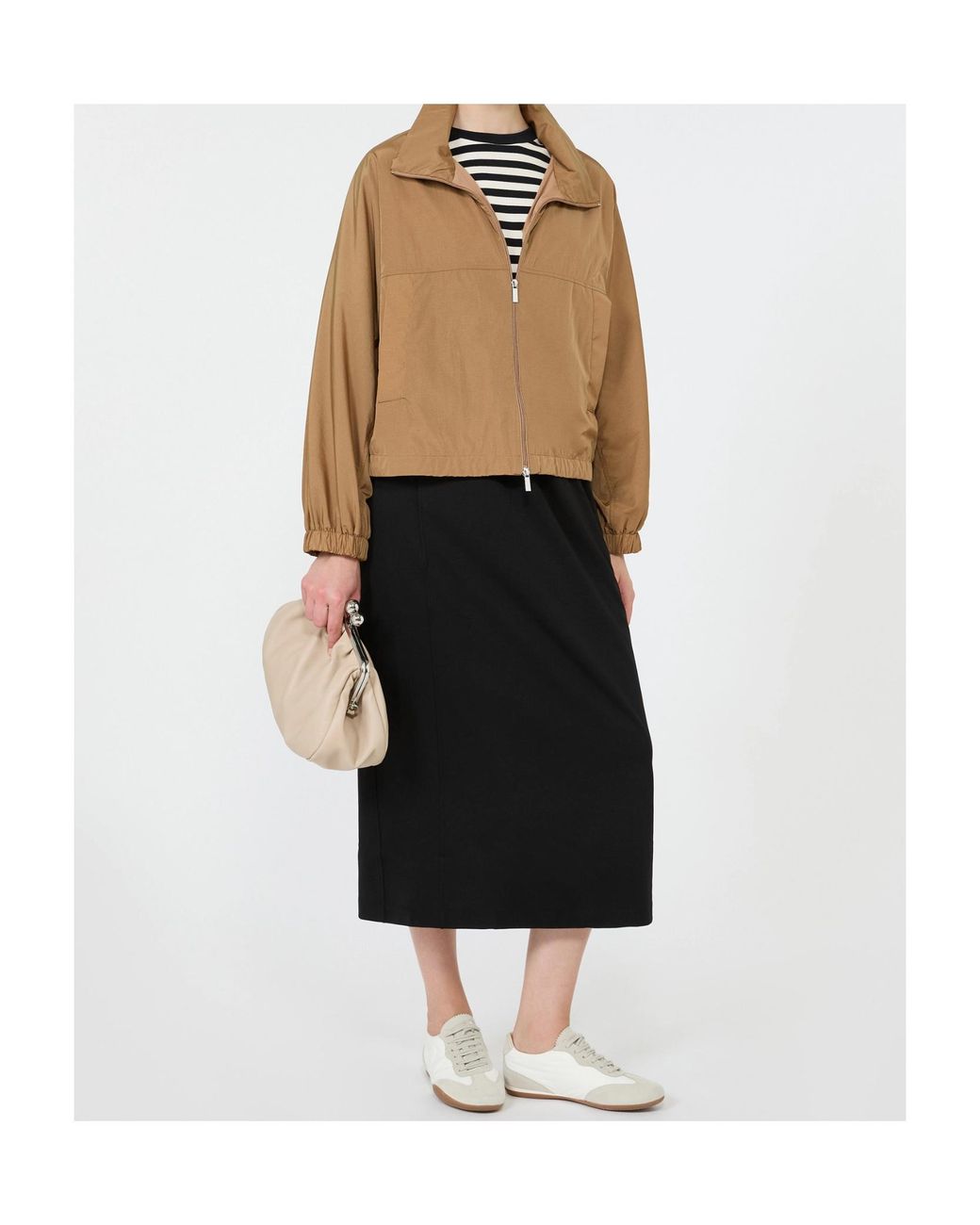 Weekend by Maxmara Brown Wkdnuraghe Water-Repellent Windbreaker