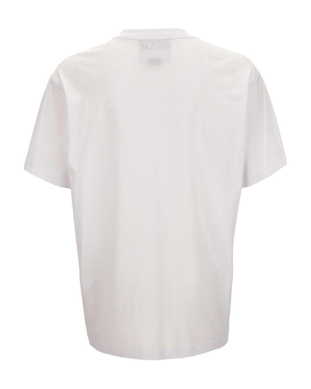 Versace Jeans White Couture Regular Fit Crewneck T-Shirt for men