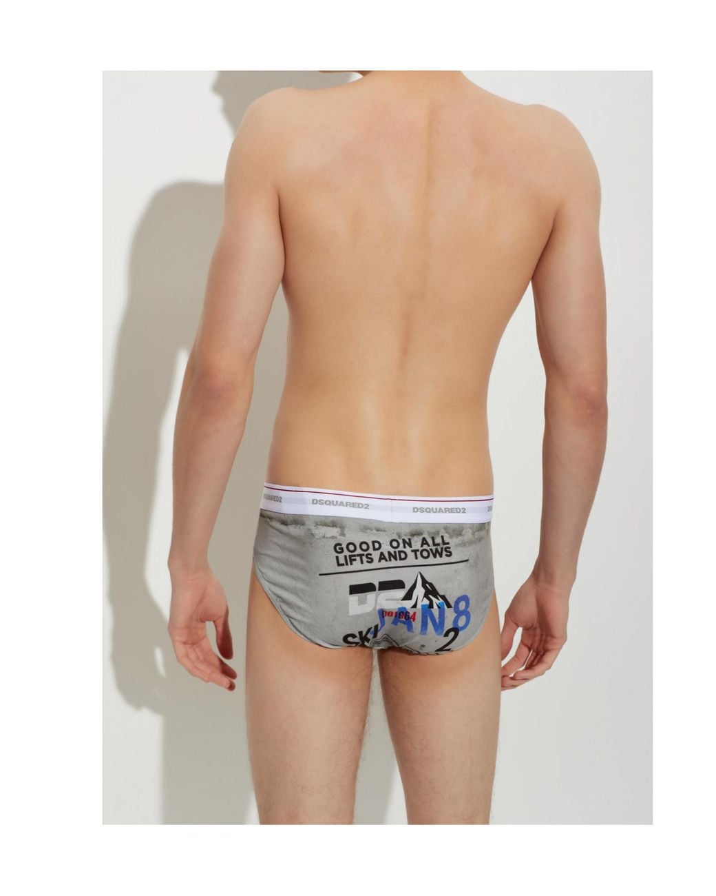 DSquared² Gray Signature Briefs for men
