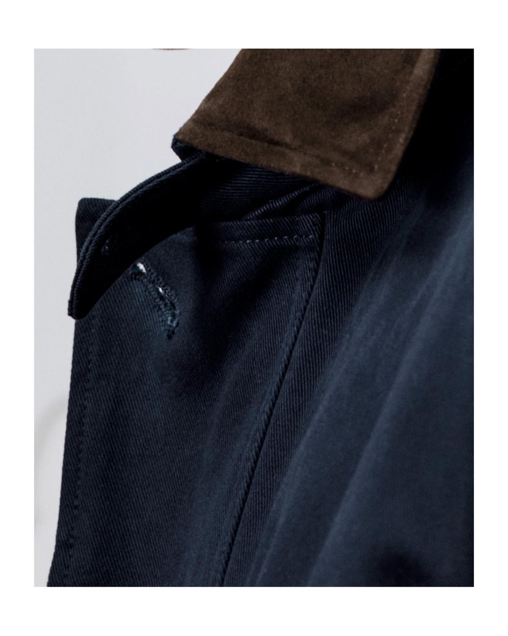 Dior Blue Homme Collared Zip-Up Jacket for men