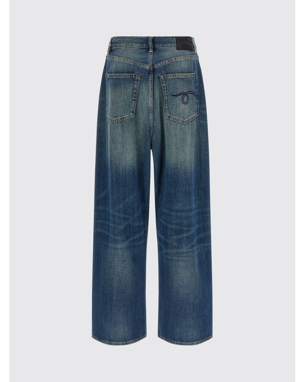 R13 Blue Venti Straight Leg Jeans