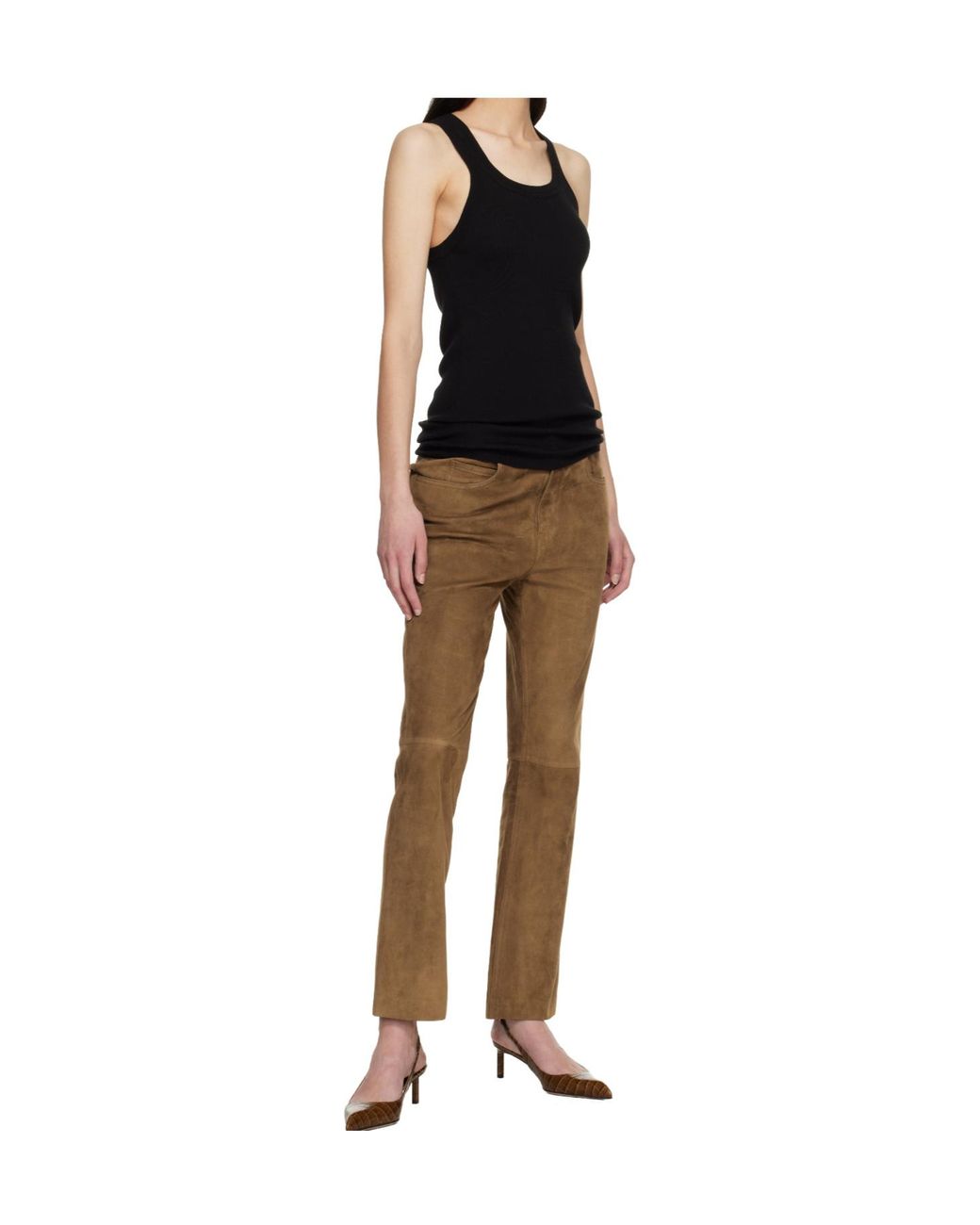 Tom Ford Black Wool Crew Neck Vest