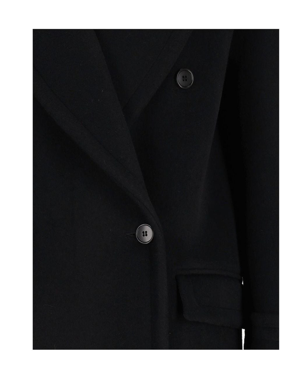 Al Duca D'aosta Black Long-Sleeved Coat