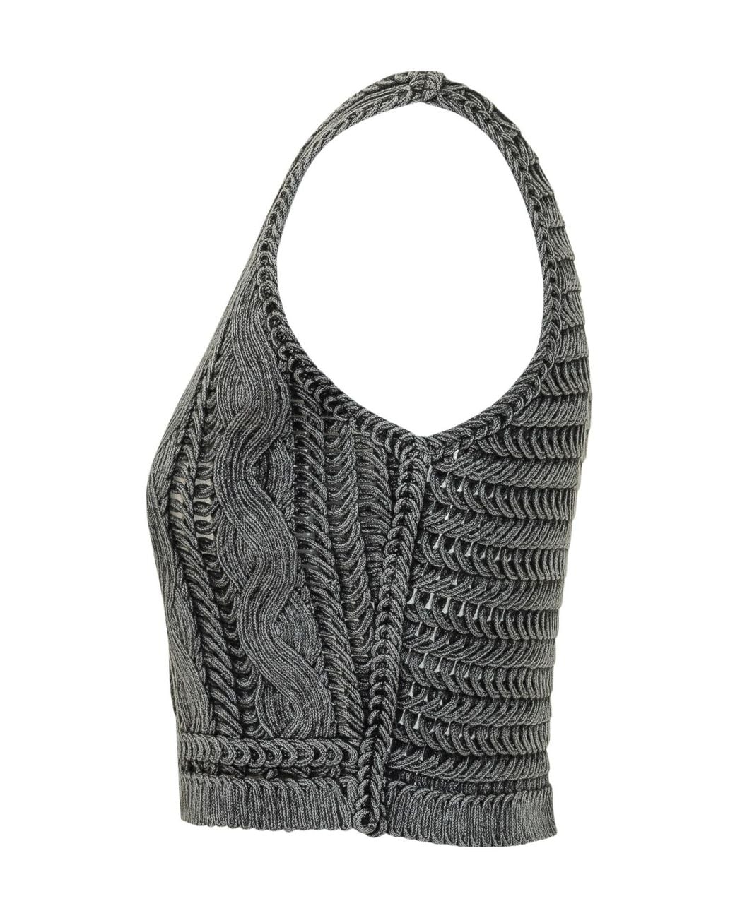 Pinko Gray Myrtus Vest