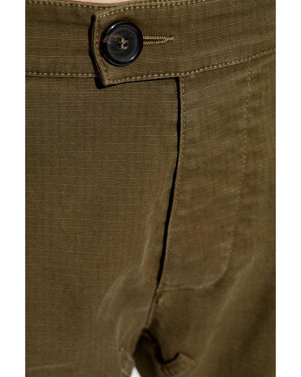 DSquared² Green Tapered Leg Trousers