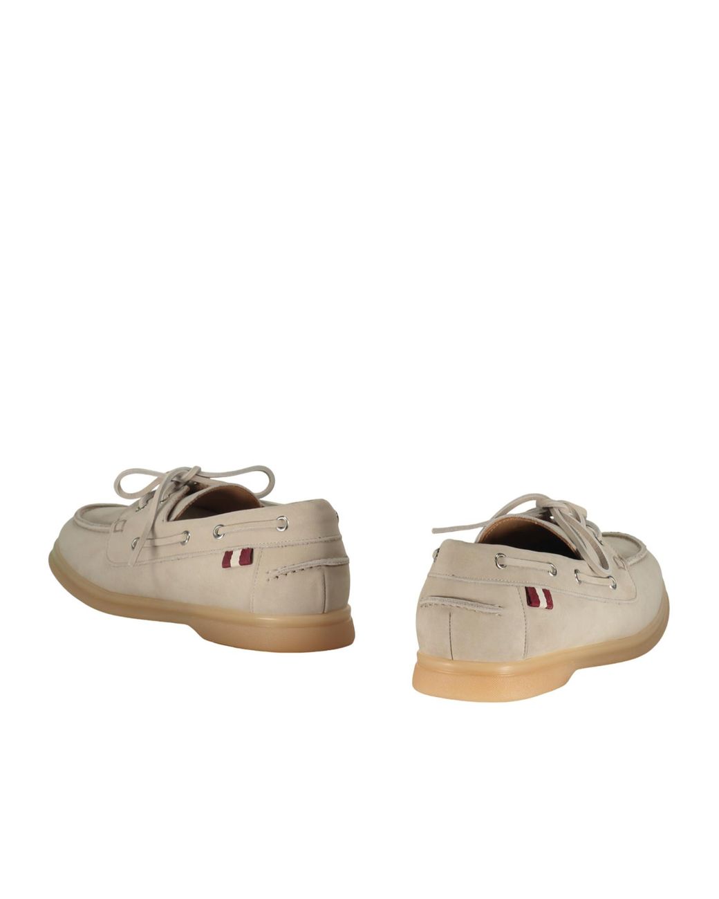 Bally Gray Webby Lace-Up Moccasins for men