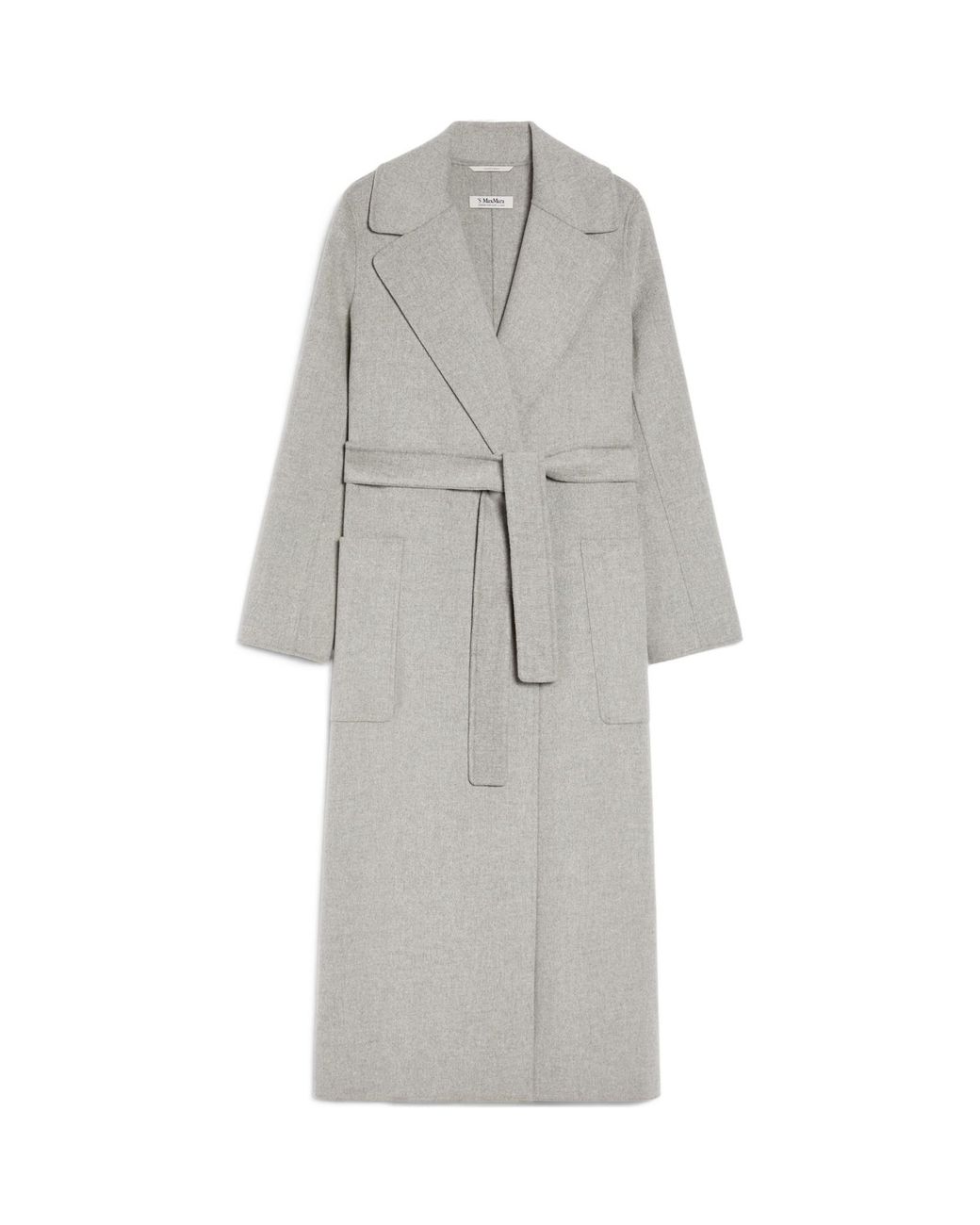 Max Mara Gray 'S Paolore Belted Long-Sleeved Coat