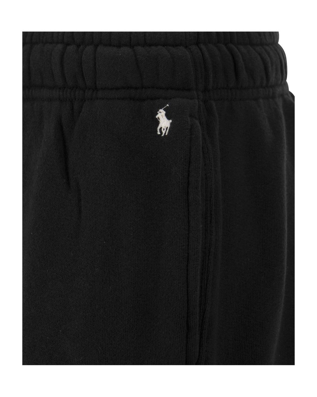 Polo Ralph Lauren Black Pony Embroidered Track Pants