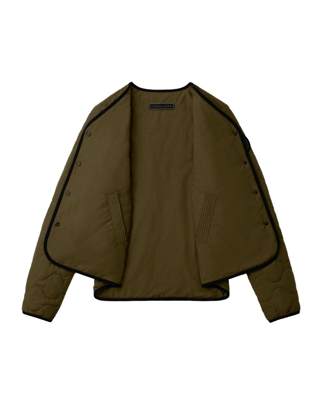 Canada Goose Green Annex Logo Patch Reversible Jacket