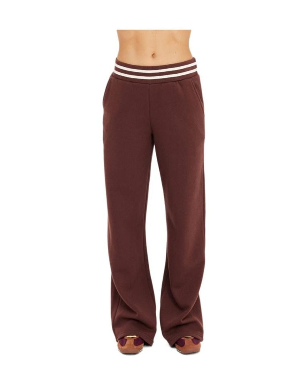 The Upside Red Toluca Striped Waist Pants