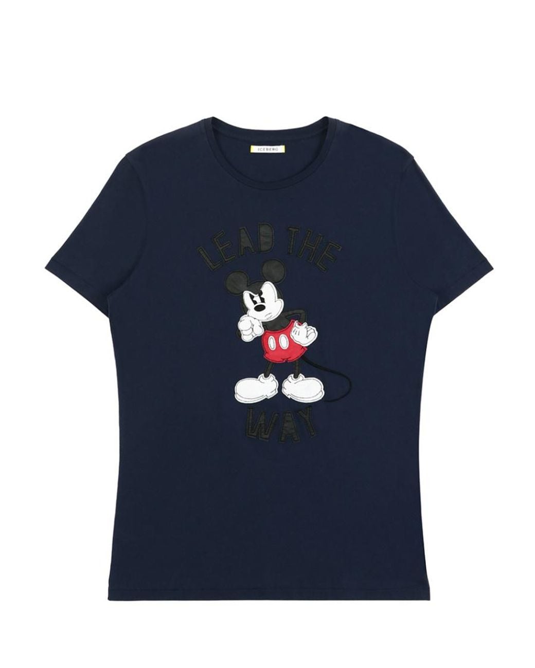 Iceberg Blue Printed T-Shirt for men