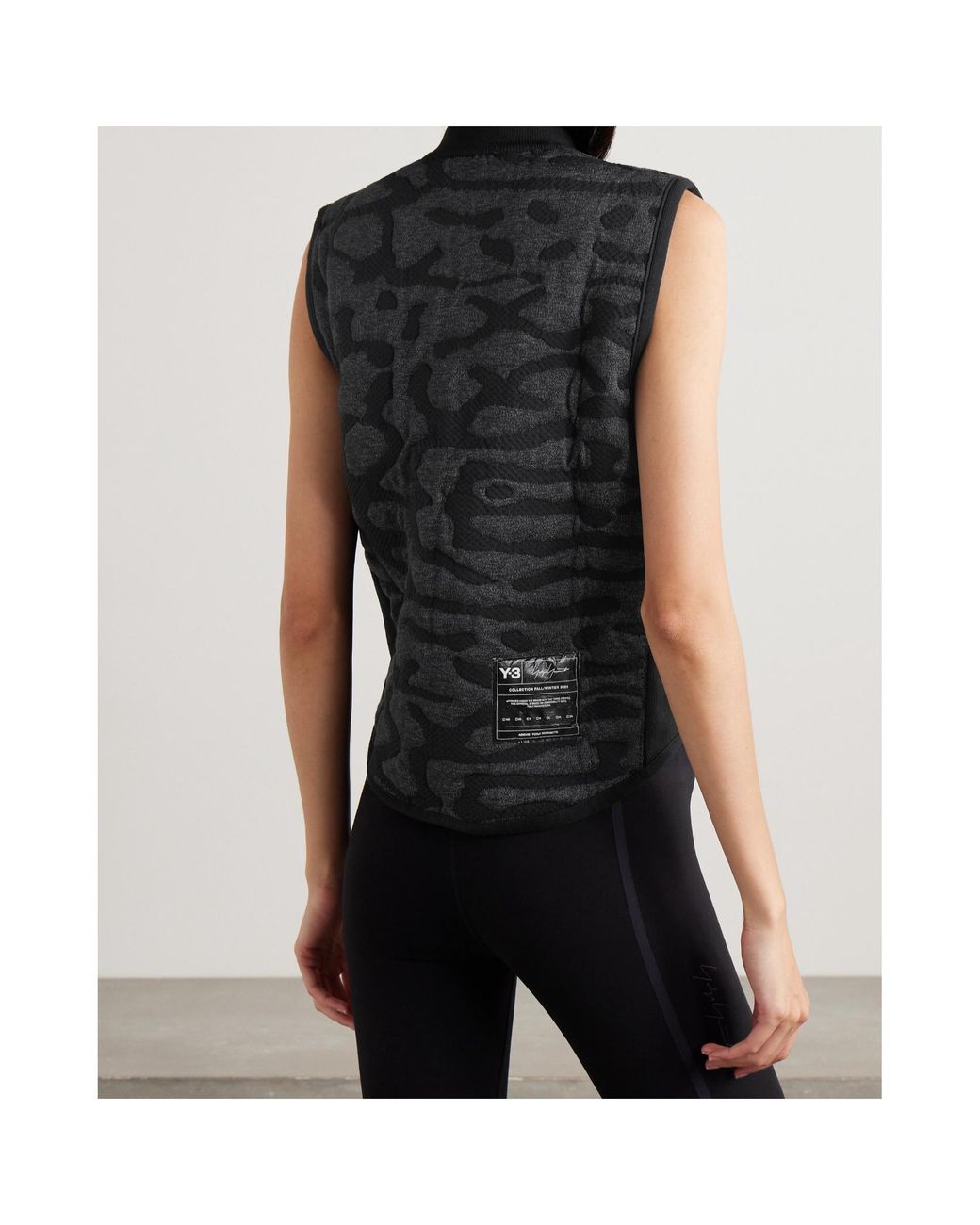 Adidas Originals Black Jacquard Knitted Vest