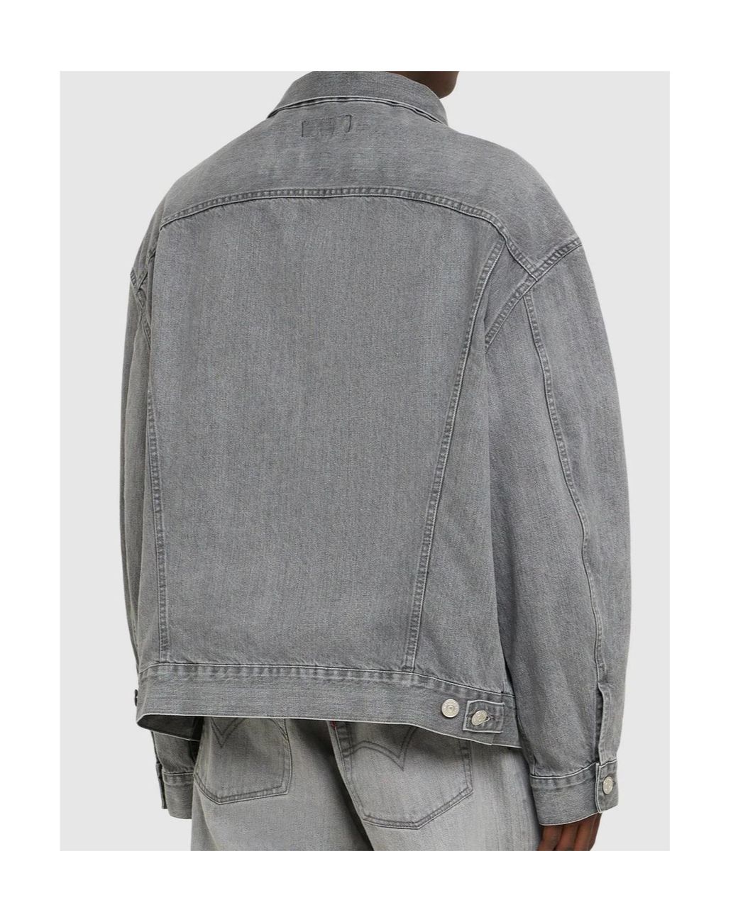 Junya Watanabe Gray Levi's X Button-Down Denim Jacket for men