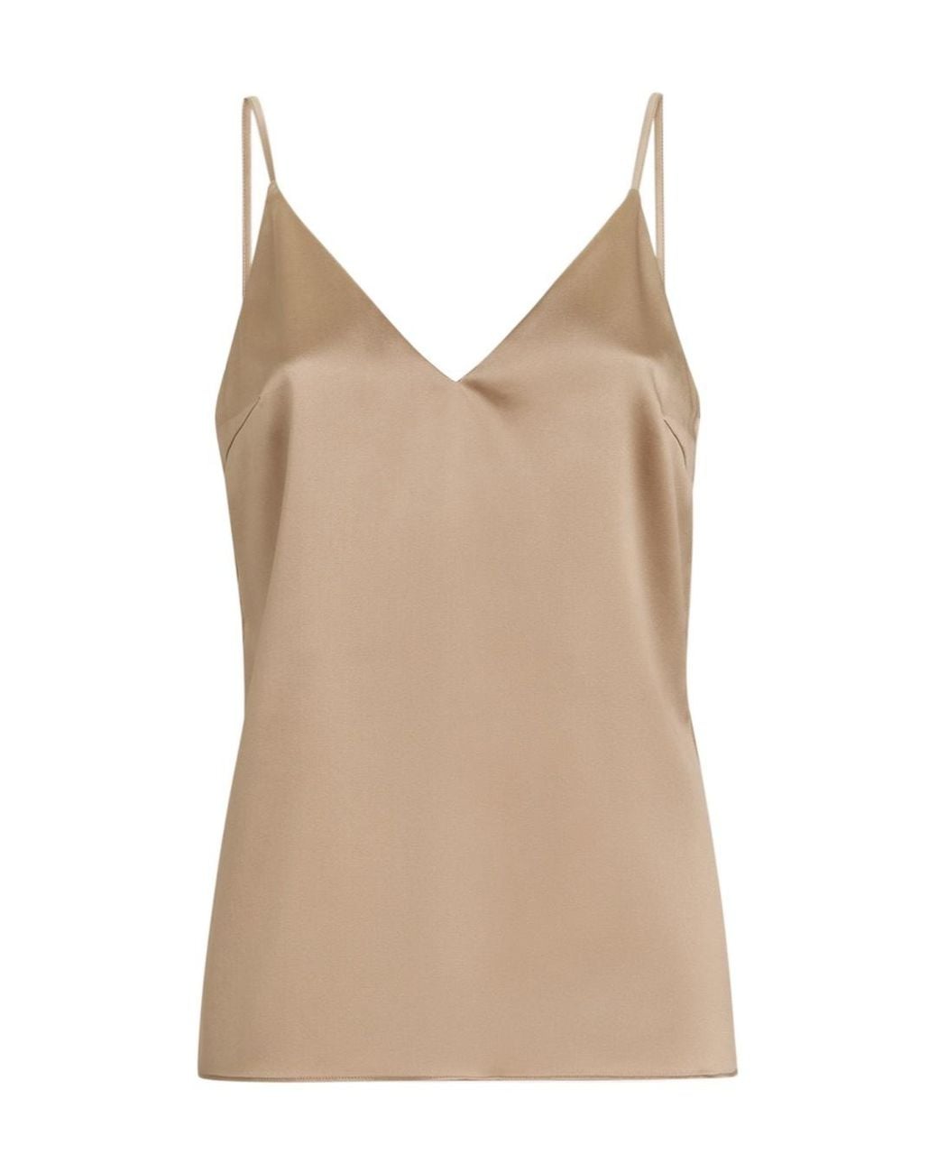 Brunello Cucinelli Natural Stretch-Silk Tank Top