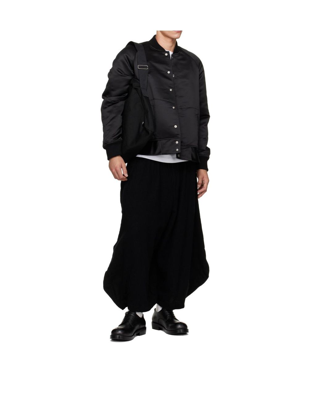 Comme des Garçons Black Elastic-Waist Trousers for men