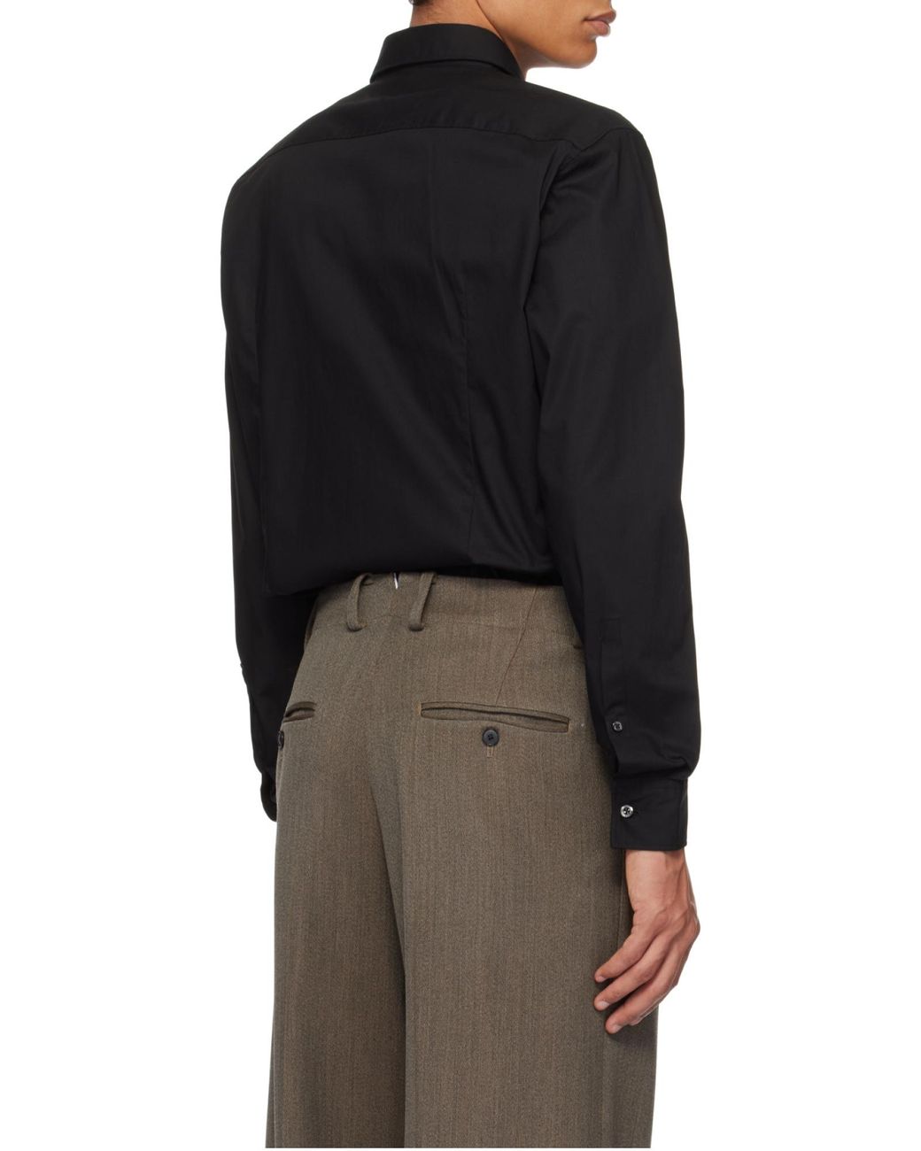 Boss Black Hugo Logo Patch Slim Fit Shirt for men