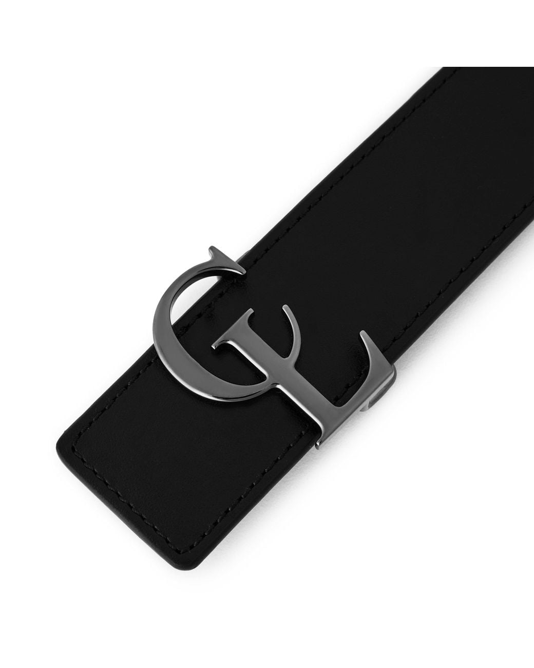 Christian Louboutin White Smoothleather Belt for men
