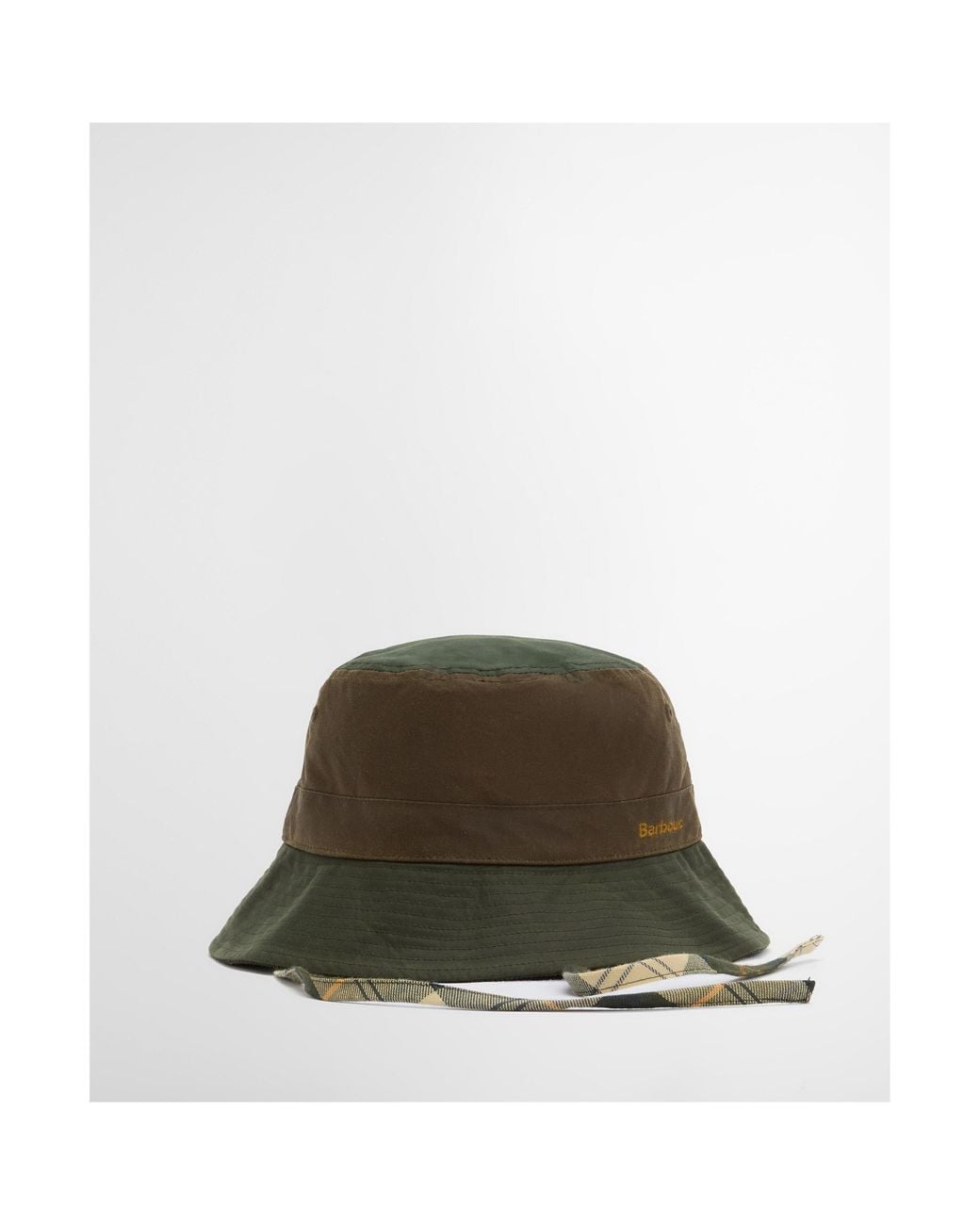 Barbour Brown Brackley Waxed Bucket Hat