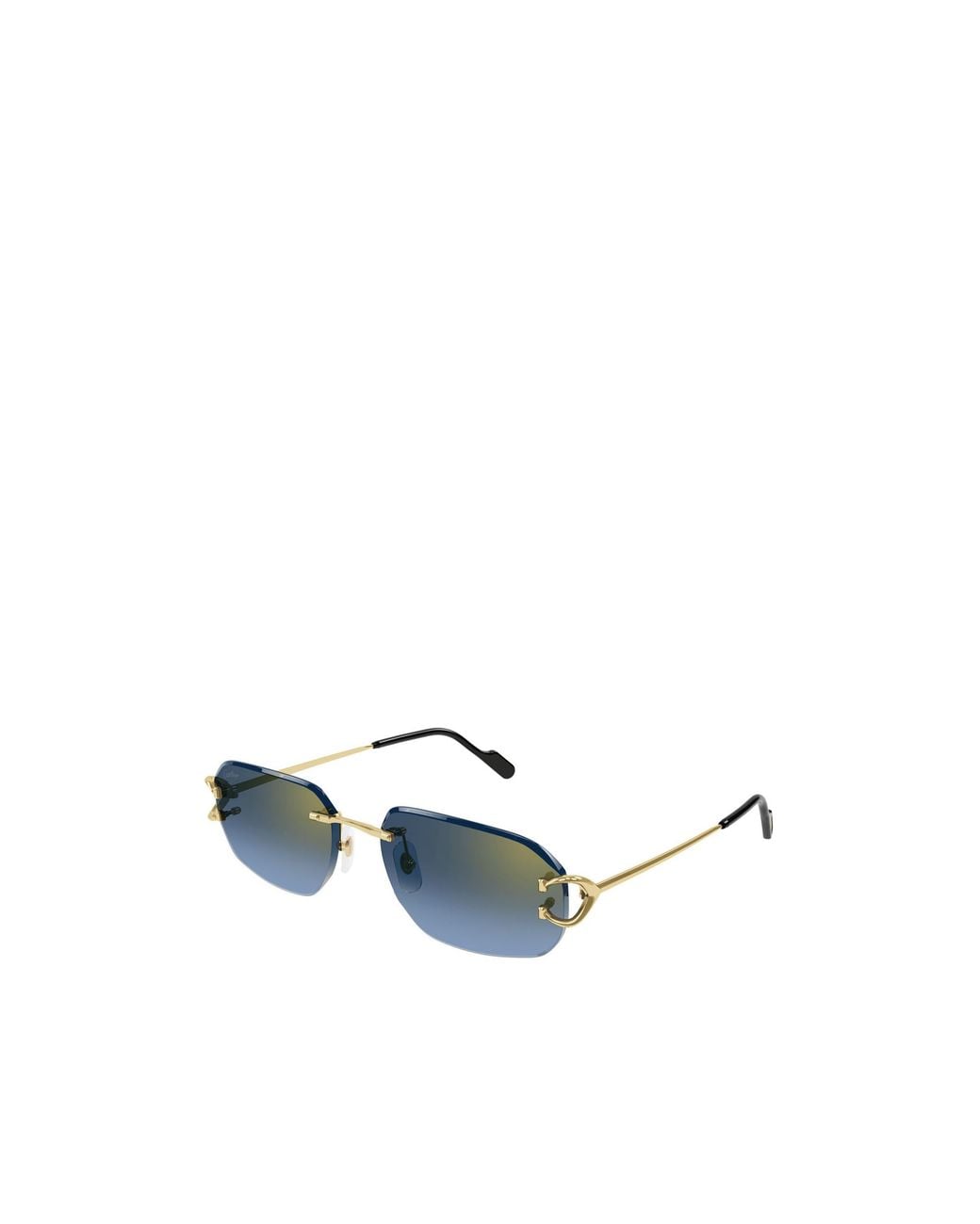 Cartier Multicolor Rectangular Frame Sunglasses for men