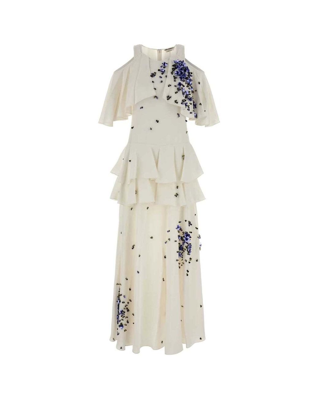 J.W. Anderson White Short-Sleeved Dress