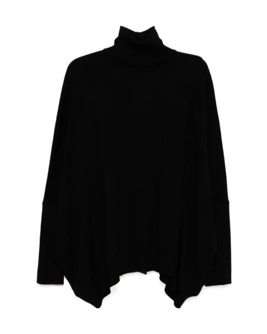 Junya Watanabe Black Roll-Neck Sweater