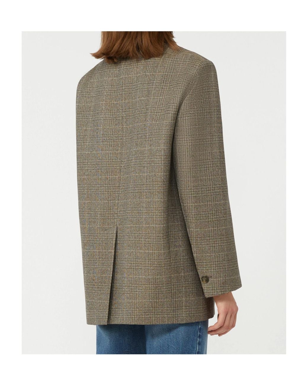 Weekend by Maxmara Green Long-Sleeved Suit Jacket