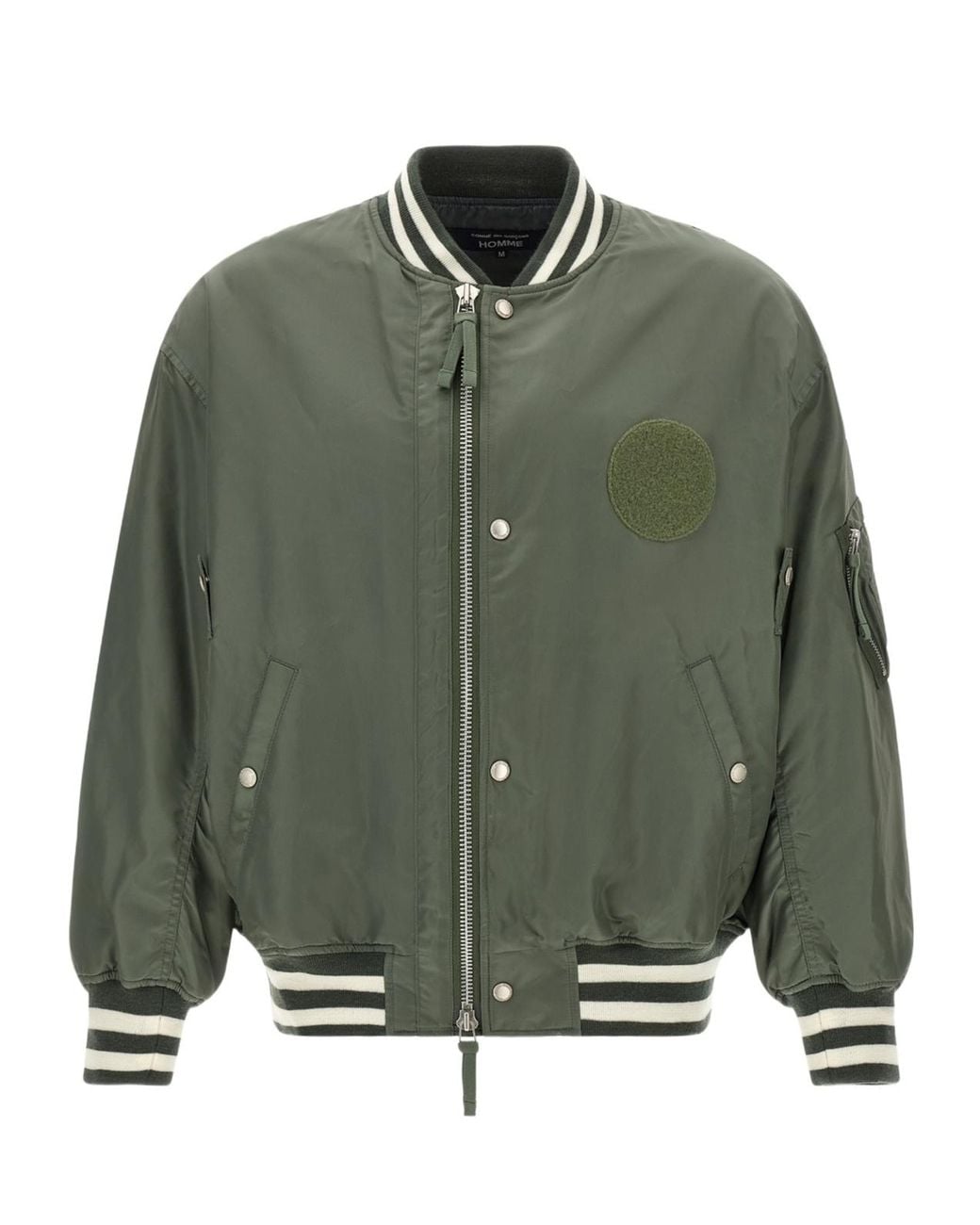 Comme des Garçons Green Comme Des Garçons Homme Patch Oversized Bomber Jacket for men