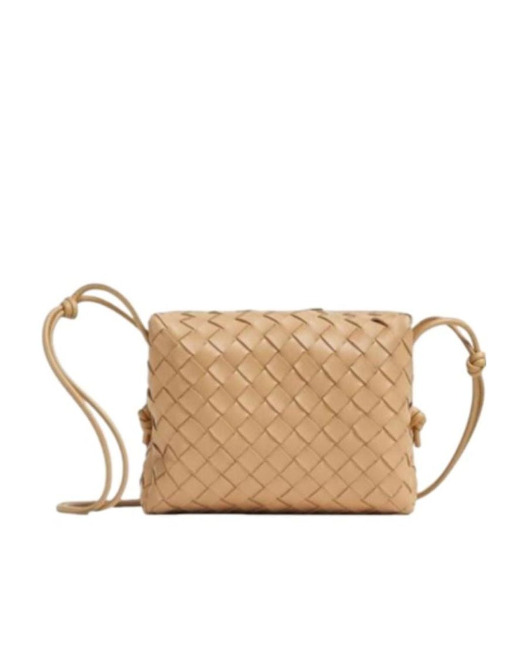 Bottega Veneta Natural Small Loop Camera Bag