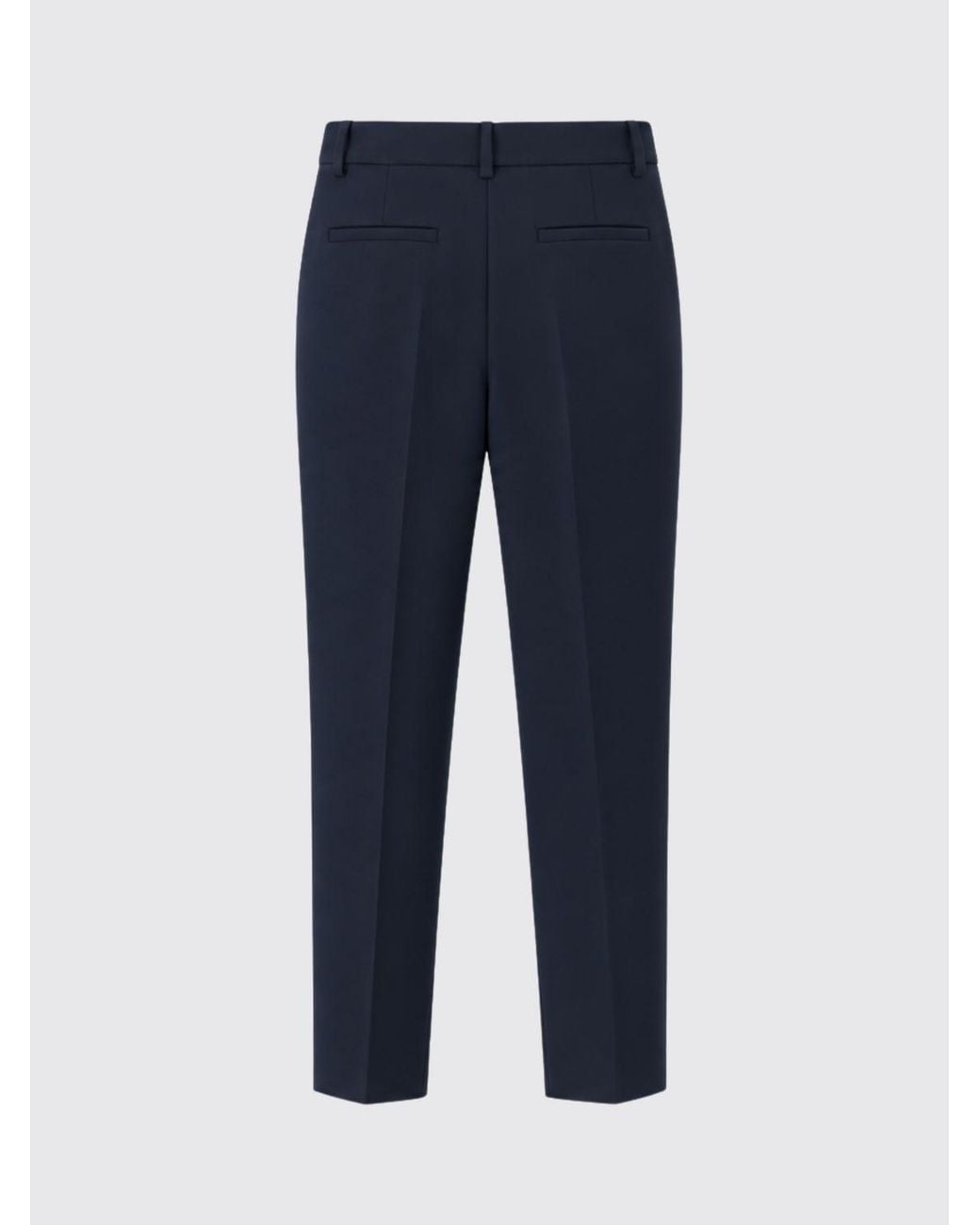 P.A.R.O.S.H. Blue Casual Trousers With Belt Loops