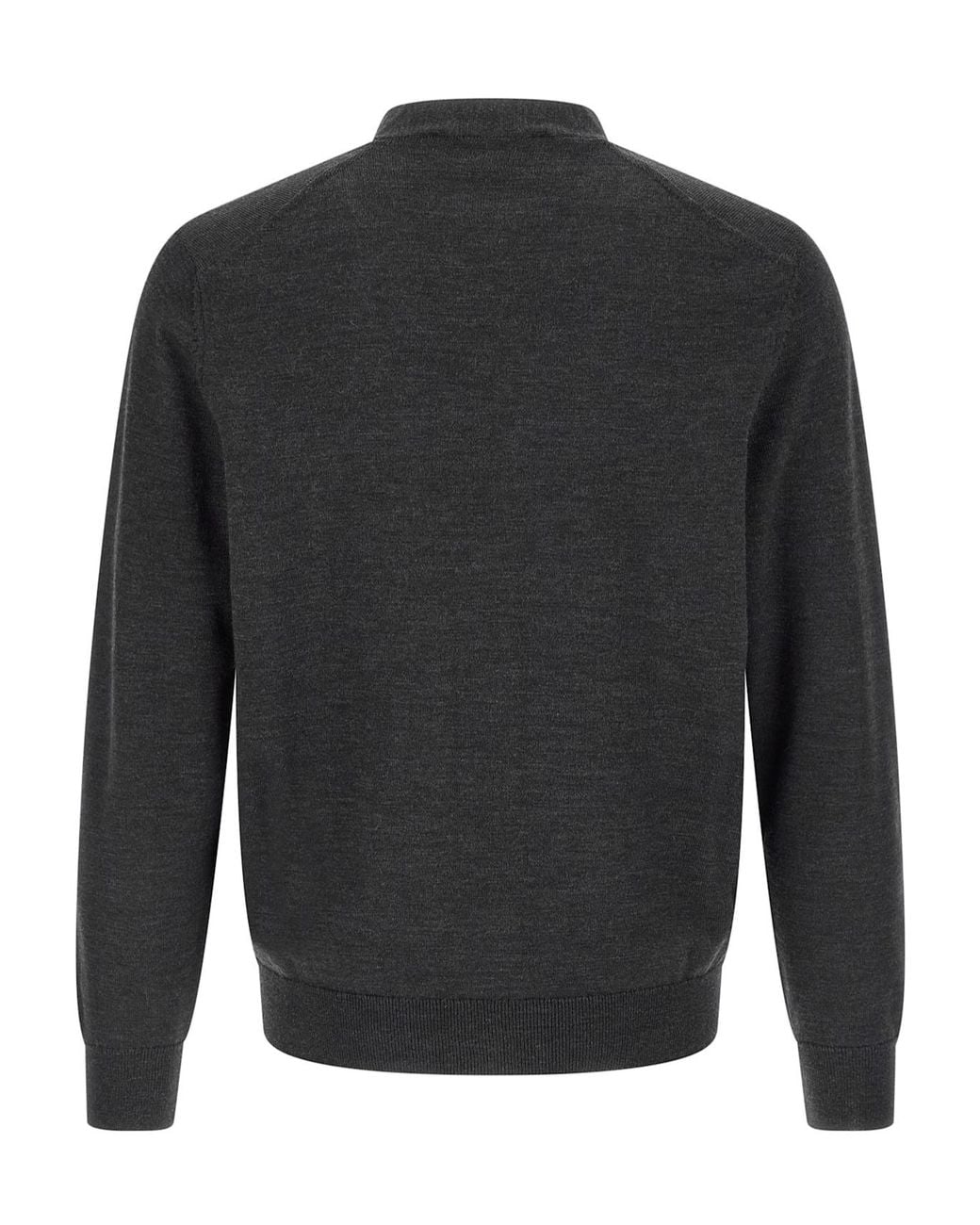 Maison Kitsuné Gray Maison Kitsuné Double Fox Patch Cardigan for men