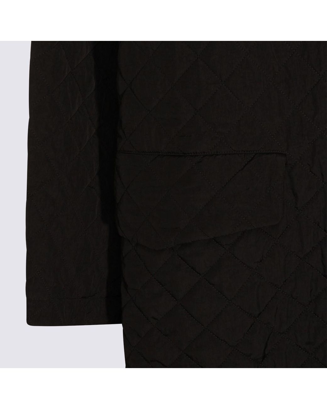 Maison Margiela Black Quilted Coat
