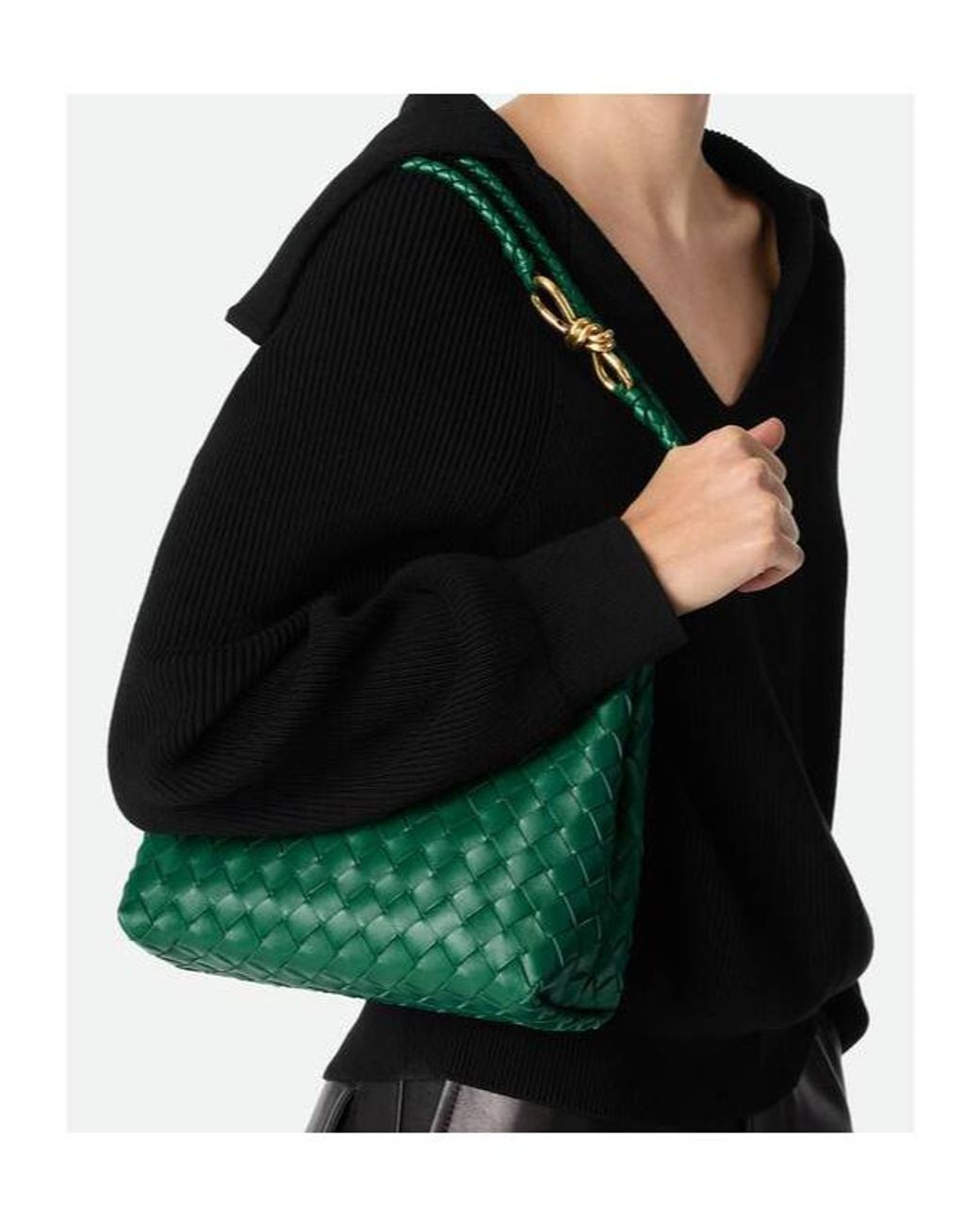 Bottega Veneta Green Small Andiamo